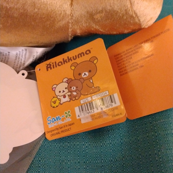 RILAKKUMA 20th Anniversary Gold Plush Bear - Picture 7 of 10